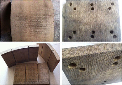 Erdölbohrungs-Straßen-Bremsblock-gesponnene Bremsbeläge für Bohrmaschinen