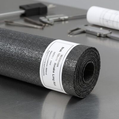 Breite 100 mm Bremsbelag Roll ISO9001 Zertifiziertes Nicht-Asbestmaterial für eine höhere Bremssystemkompatibilität entwickelt
