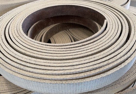 Asbest-rieb flexible gesponnene Bremsbelag-Rolle gesponnenen Bremsbelag mit Messing